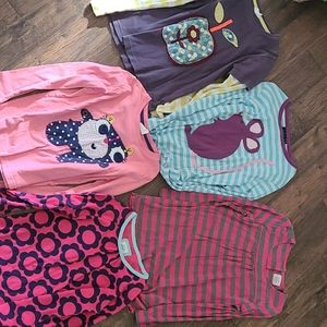 Mini boden lot of shirts size 7-8